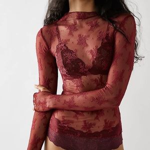 Free People Sheer Top